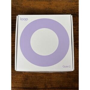 Loop Quiet 2 Noise Reduction Earplugs Violet Reusable Silicone Sleep Focus